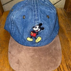 Vintage Mickey Mouse Denim Cap